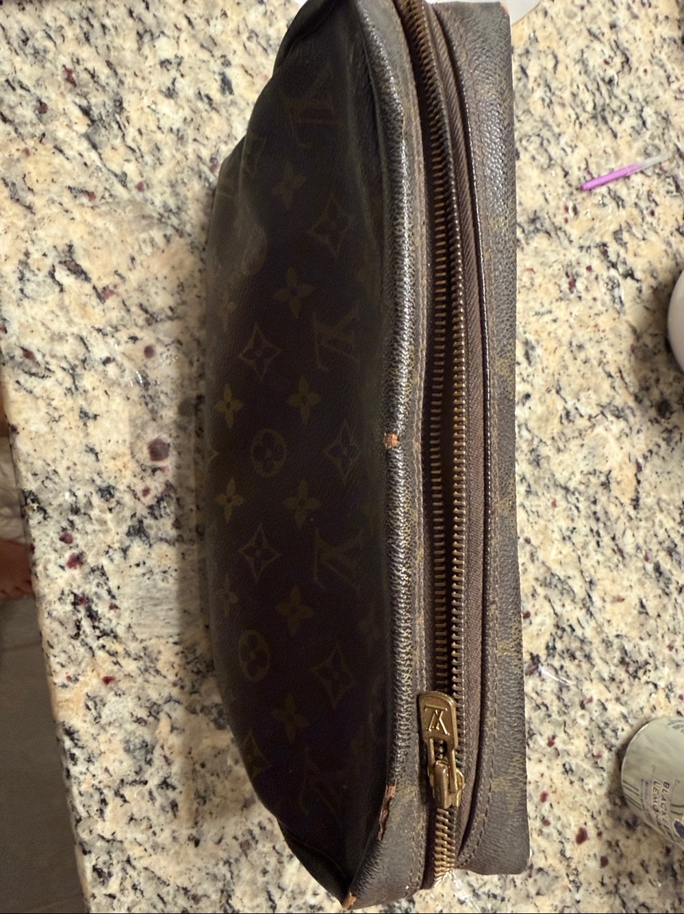 Louis Vuitton Monogram Canvas Toiletry Pouch - Brown - Picture 4 of 9